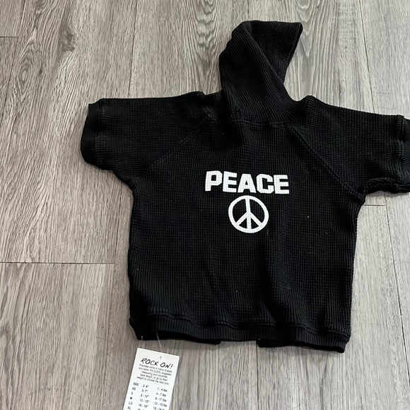 Other - Peace thermal large dog hoodie 💙🐶